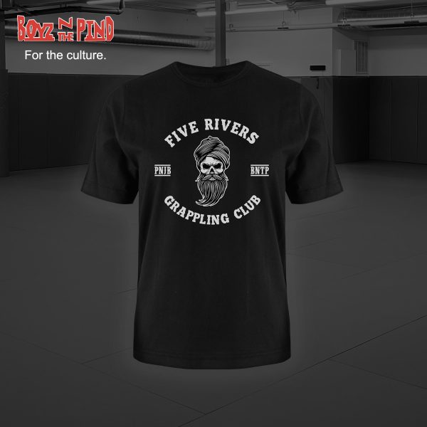 Five Rivers Grappling Club (Black Tee)