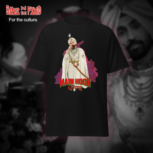 Diljit- MAIN HOON PANJAB (Black Tee)