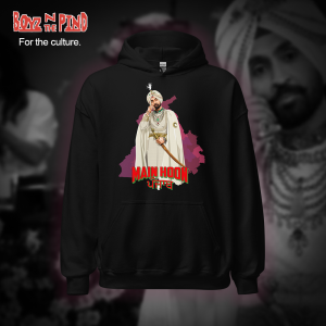 Diljit- MAIN HOON PANJAB (Black Hoodie)
